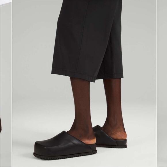 Lululemon Align Super-High-Rise Wide-Leg Crop jogger black 2 - Picture 2 of 9